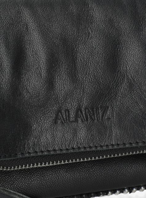 Cartera De Cuero Con Cadena-6