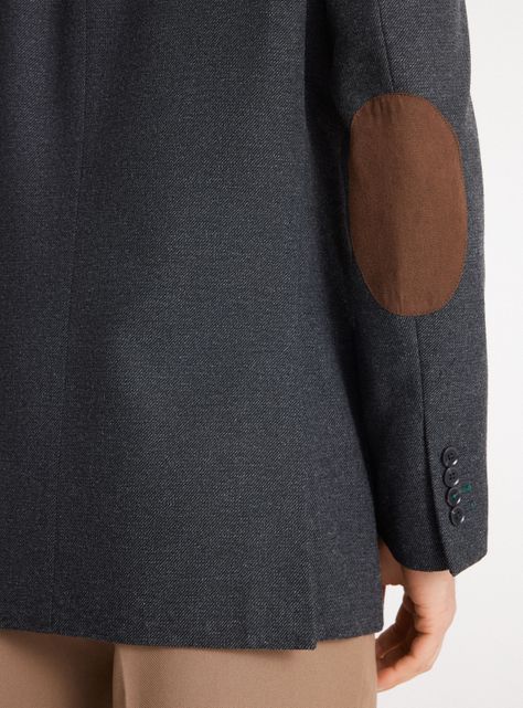 Blazer Recto en Clásico Tweed Diagonal-3