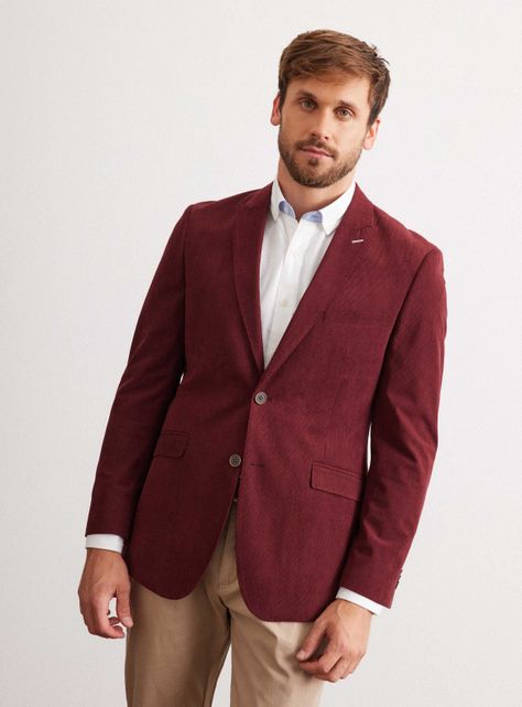 Blazer Recto en Cotelé Colores-0