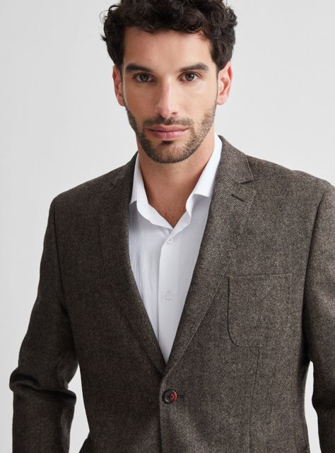 Blazer Recto en Tweed Cardado Codera Cuadrille-2