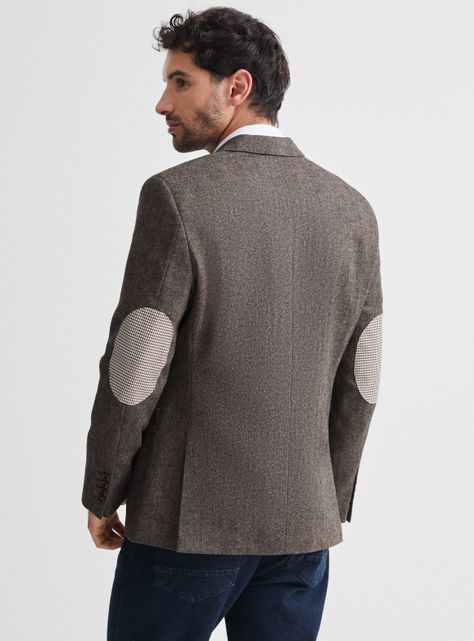 Blazer Recto en Tweed Cardado Codera Cuadrille-1