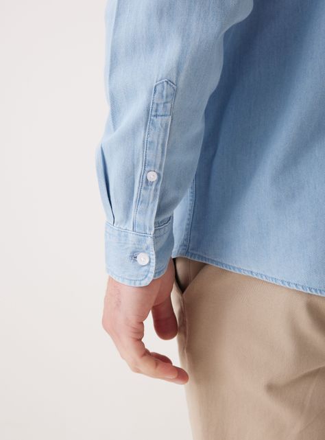 Camisa ML Denim Regular Fit-3