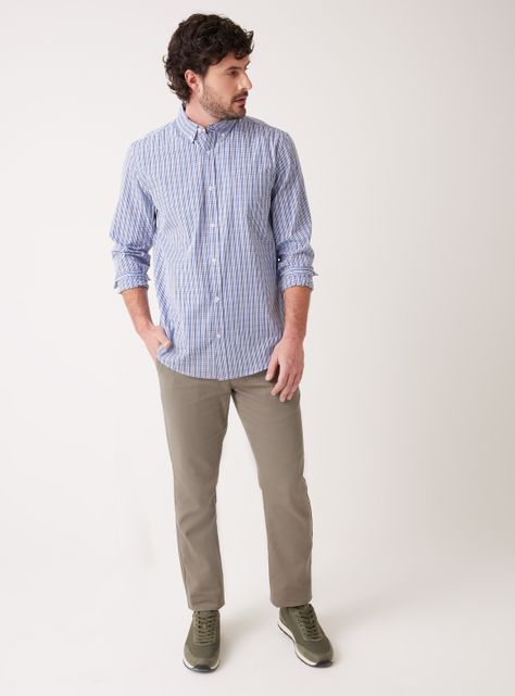 Camisa ML Cuadros Mediano Regular Fit-4