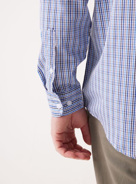 Camisa ML Cuadros Mediano Regular Fit-3