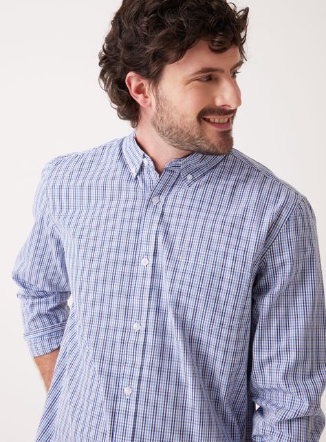 Camisa ML Cuadros Mediano Regular Fit-2