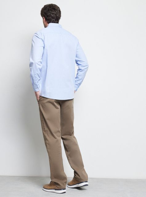 Camisa ML Básica Semi Oxford Regular Fit-5