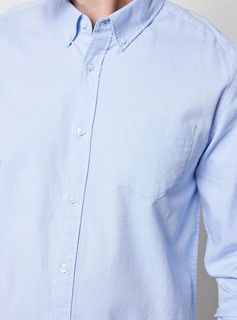 Camisa ML Básica Semi Oxford Regular Fit-3