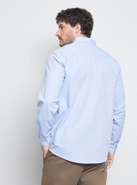 Camisa ML Básica Semi Oxford Regular Fit-1