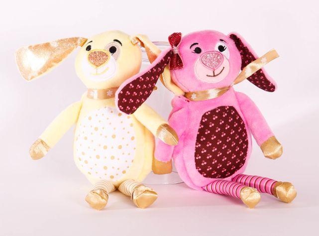 Peluche Mi Duende Mágico Bombon Cherry y Bombón Blanco-1