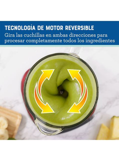 Licuadora Reversible 3 Velocidades 800W + Pulso BLSTPEG-CRT-6