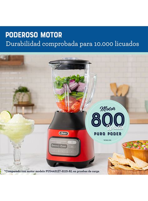 Licuadora Reversible 3 Velocidades 800W + Pulso BLSTPEG-CRT-3