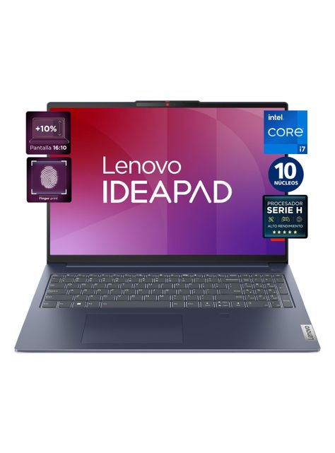 Notebook Ideapad Slim 5 Intel Core i7-13620H 16GB RAM 512GB SSD 16" WUXGA-3