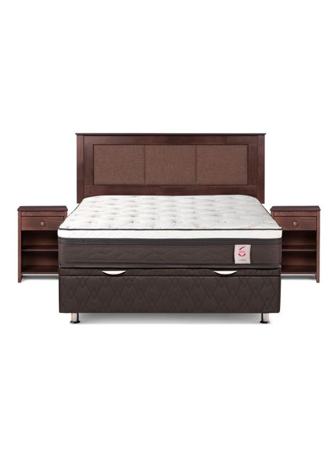 Boxet New Style 6 2 Plazas + Set Muebles Rechael Café-0