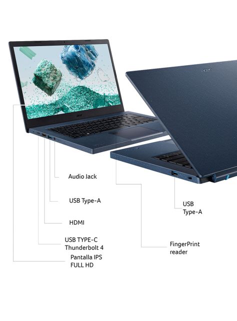 Notebook Aspire Vero AV14-51-54B9-1 Intel Core i5 1235U Intel Iris Xe Graphics 8GB RAM 512GB SSD 14" 60 Hz-4
