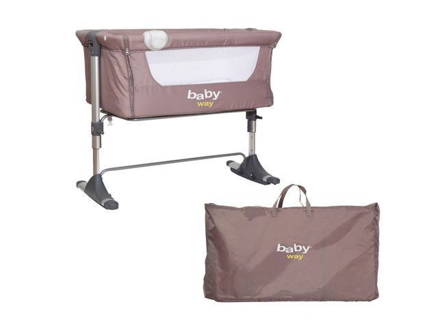 Cuna Baby Way Colecho BW-613G18 Gris-9