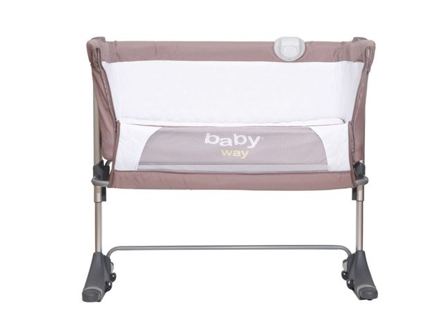 Cuna Baby Way Colecho BW-613G18 Gris-4