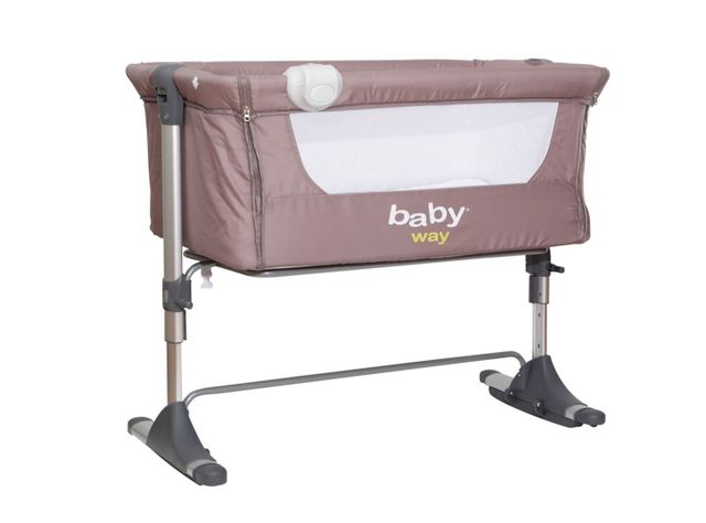 Cuna Baby Way Colecho BW-613G18 Gris-0