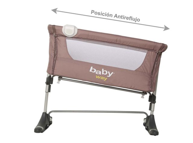 Cuna Baby Way Colecho BW-613G18 Gris-6