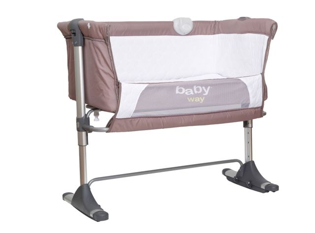 Cuna Baby Way Colecho BW-613G18 Gris-1
