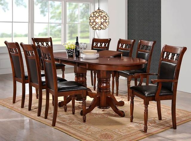 Juego de Comedor Extensible Castillo 6 Sillas + 2 Sitiales Stylo-1
