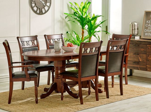 Juego de Comedor Extensible Castillo 6 Sillas + 2 Sitiales Stylo-2