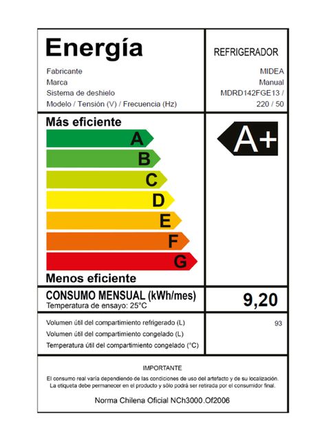Frigobar Frío Directo 93 Litros MDRD142FGE50-4