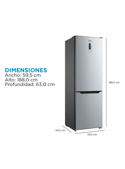 Refrigerador Bottom Freezer No Frost 302 Litros MDRB424FGE50-1