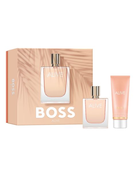 Set Perfume Boss Alive EDP Mujer 50 ml + Body Lotion 75 ml-1