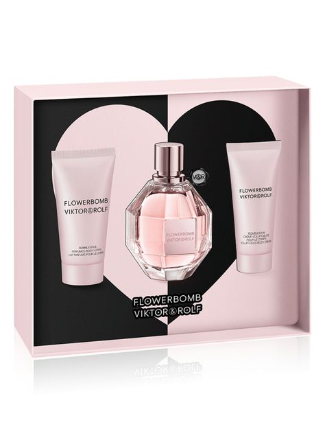Set Perfume Flowerbomb EDP Mujer 100 ml + Body Cream 40 ml + Body Lotion 50 ml-2
