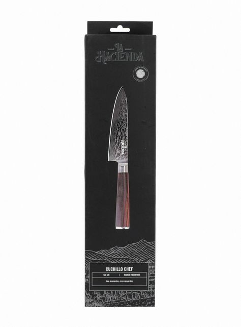 Cuchillo Chef Damascus Rosewood-4