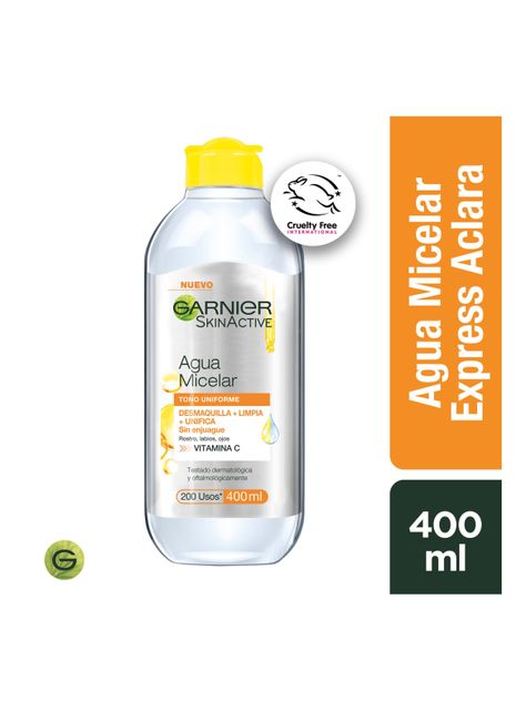 Agua Garnier Skin Active Micelar Express Aclara Anti-Manchas-0