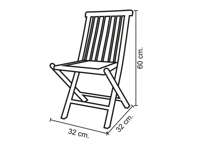 Silla Terraza Teca Niños WW Dora Decora-2