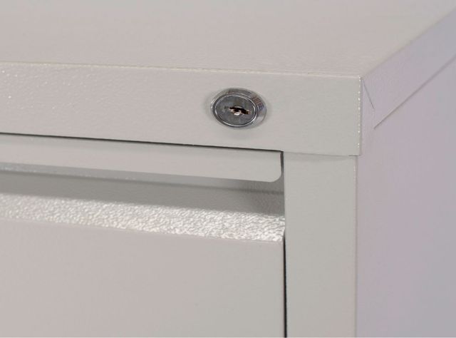 Mueble Kardex Acero 3 cajones 44.5x62x102 cm Maletek-3