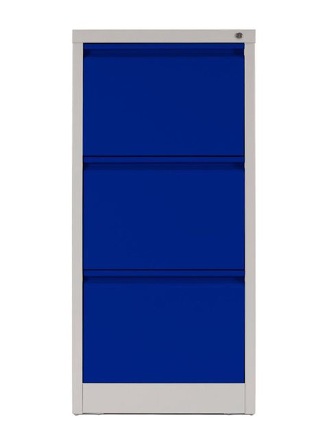 Mueble Maletek Kardex Azul Acero 3 cajones 44.5x62x102 cm-0