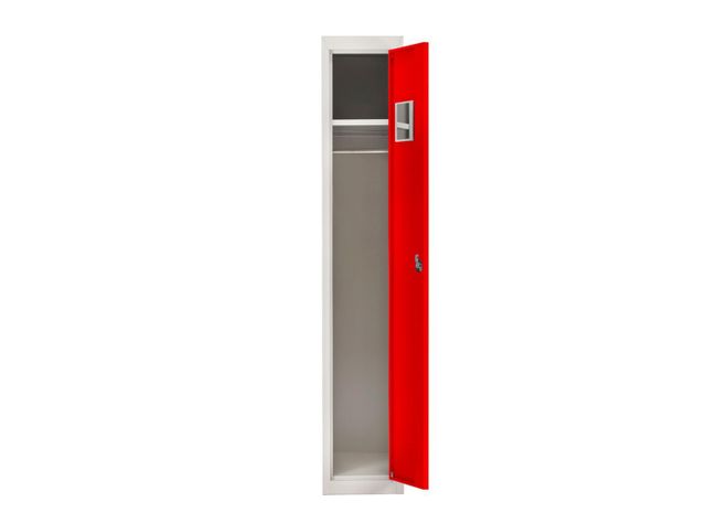 Locker Office Llaves Rojo 1 Puerta 28x50x166 cm Maletek-2