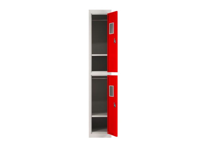 Locker Office con Llaves 2P Rojo Maletek-2