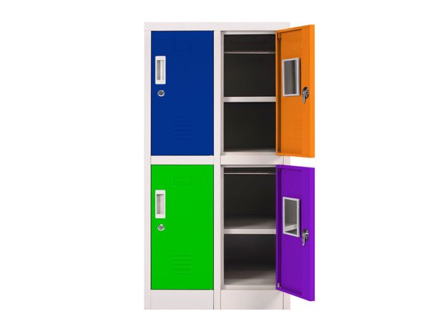 Locker Office Mini Llaves Multicolor 4P Maletek-2
