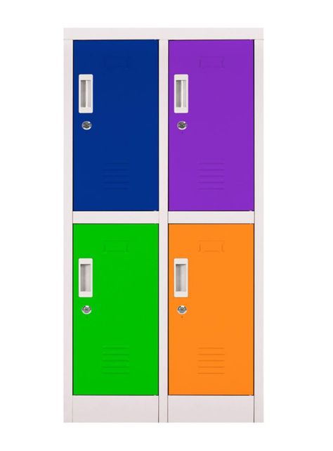 Locker Office Mini Llaves Multicolor 4P Maletek-0