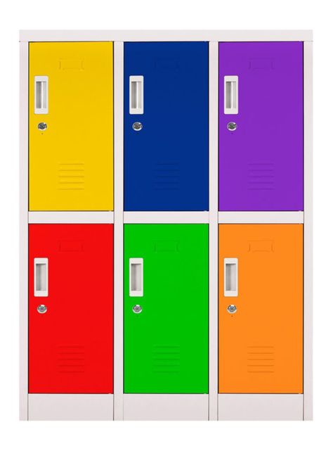 Locker Office Mini Llaves Multicolor 6P 83 x 50 x 114 cm-0