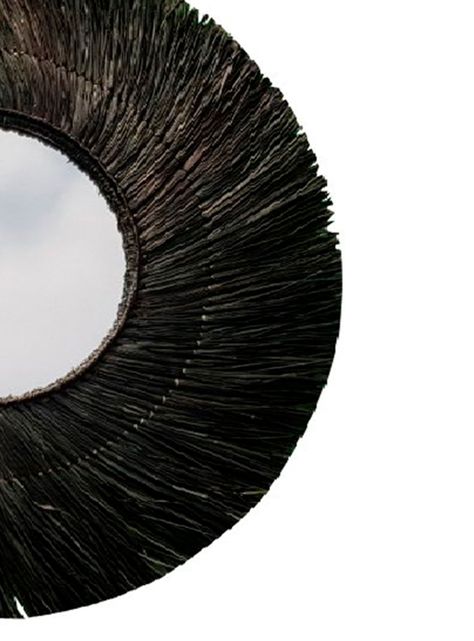 Espejo Fibra Negro 75 cm-3