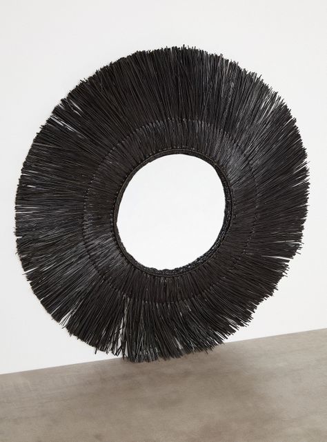 Espejo Fibra Negro 75 cm-1