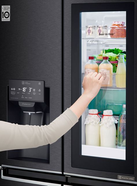 Refrigerador French Door No Frost 423 Litros LM57SXTAF Instaview-6