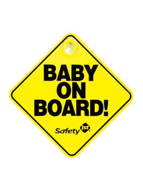 Letrero Safety 1st Baby on Board Amarillo Safety 1st-0