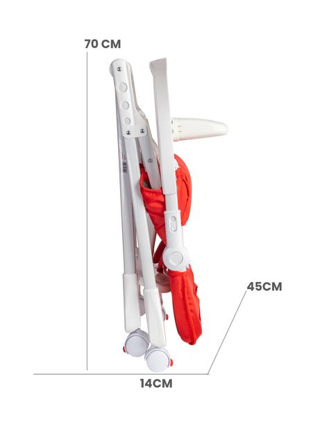 Silla de Comer Plegable Golite Roja Bebesit-1