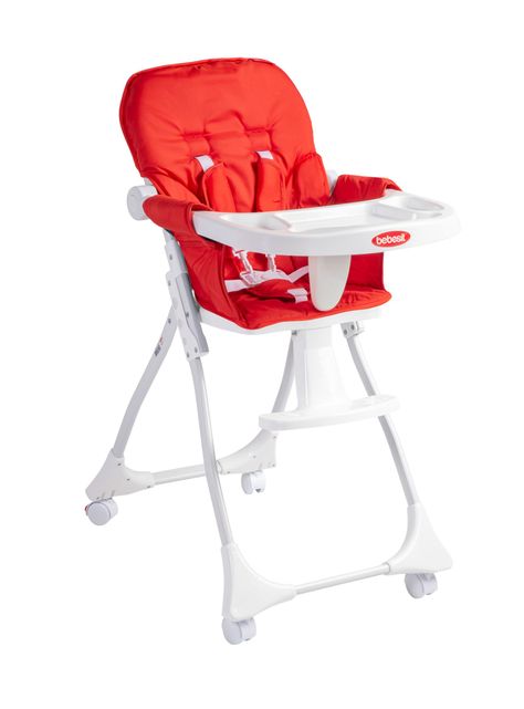 Silla de Comer Plegable Golite Roja Bebesit-0