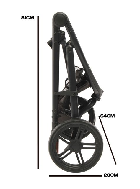 Coche Bebesit Jogger Travel System Trek P65 Gris-1