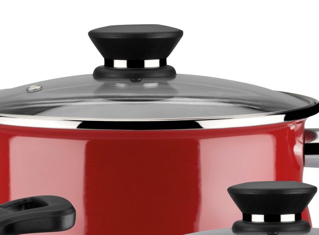 Batería de Cocina 7 Piezas Rubi Bombeada-1