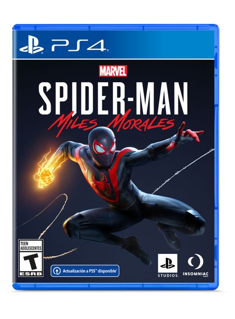 Juegos PlayStation PS4 Spiderman Miles Morales Marvel-0