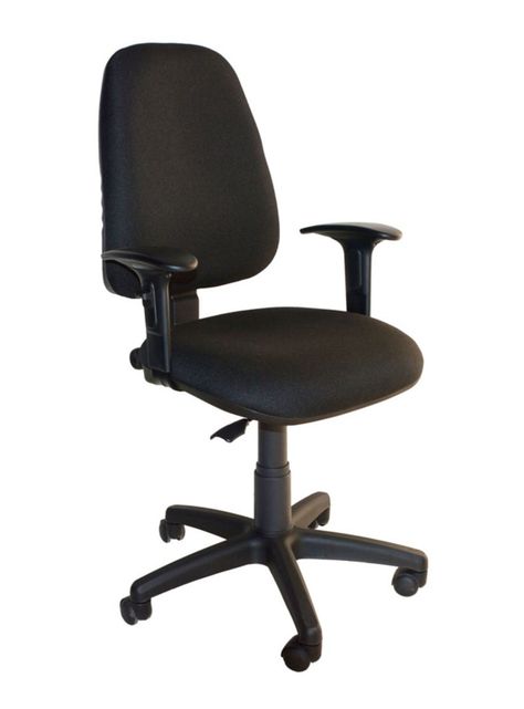 Silla Escritorio Tela Redy Giratoria con Apoyabrazos-0