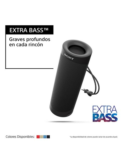 Parlante Bluetooth Extra Bass SRS-XB23 Negro-2